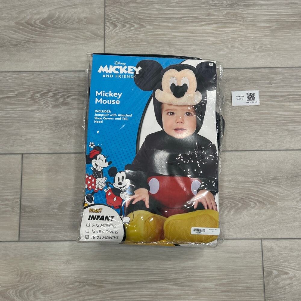 Disney Mickey Mouse Infant Costume 12–18 Months Baby Halloween Costume